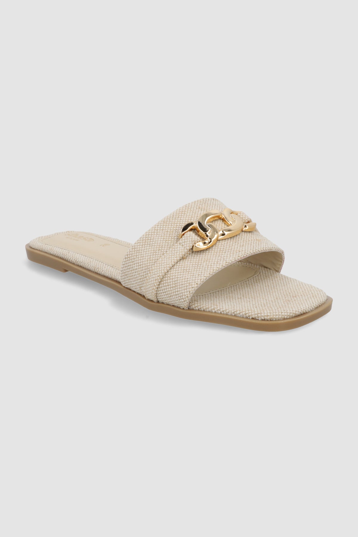 Sandalia multa multihebilla yute BEIGE