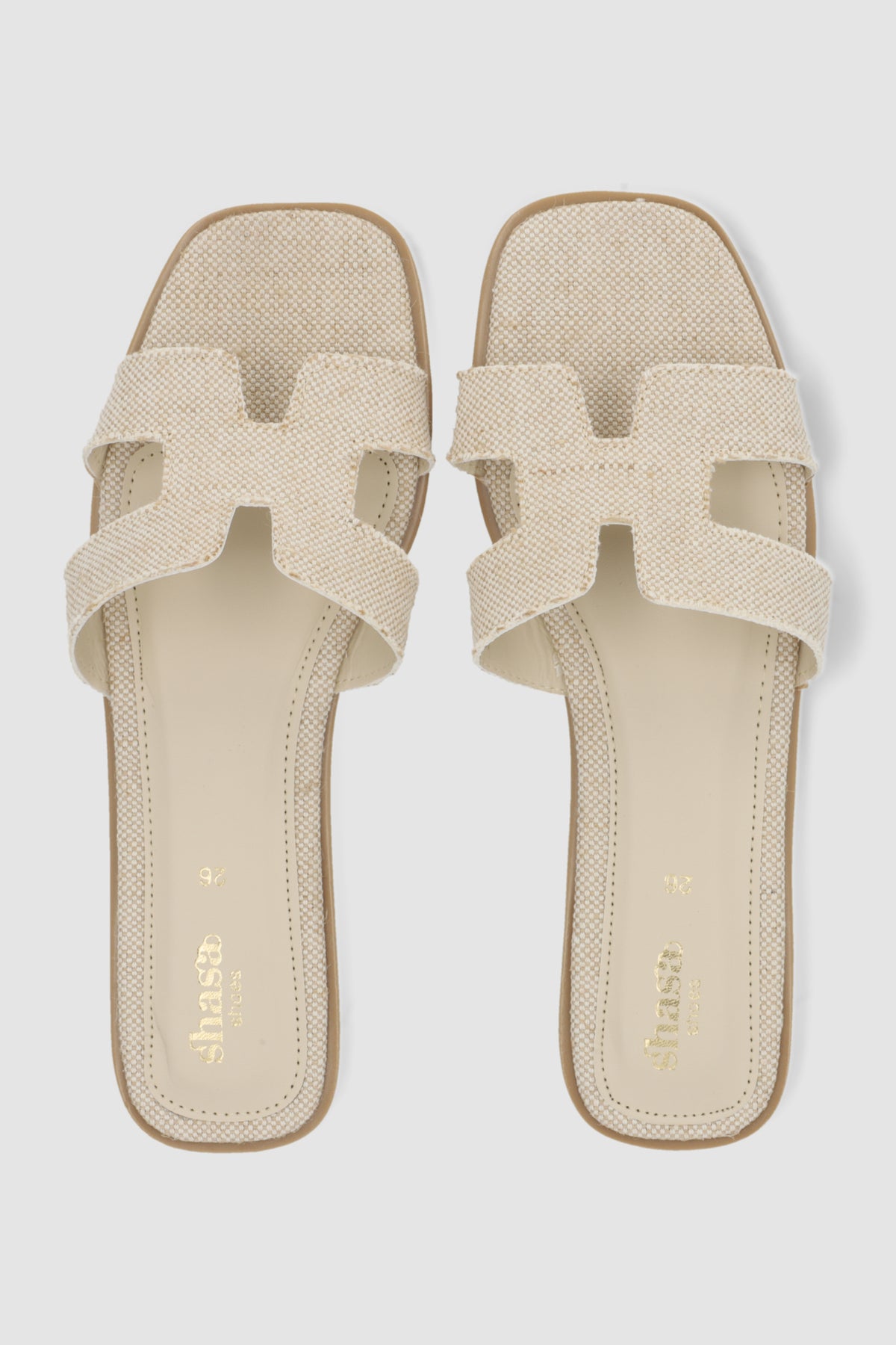 Sandalia greca H yute BEIGE