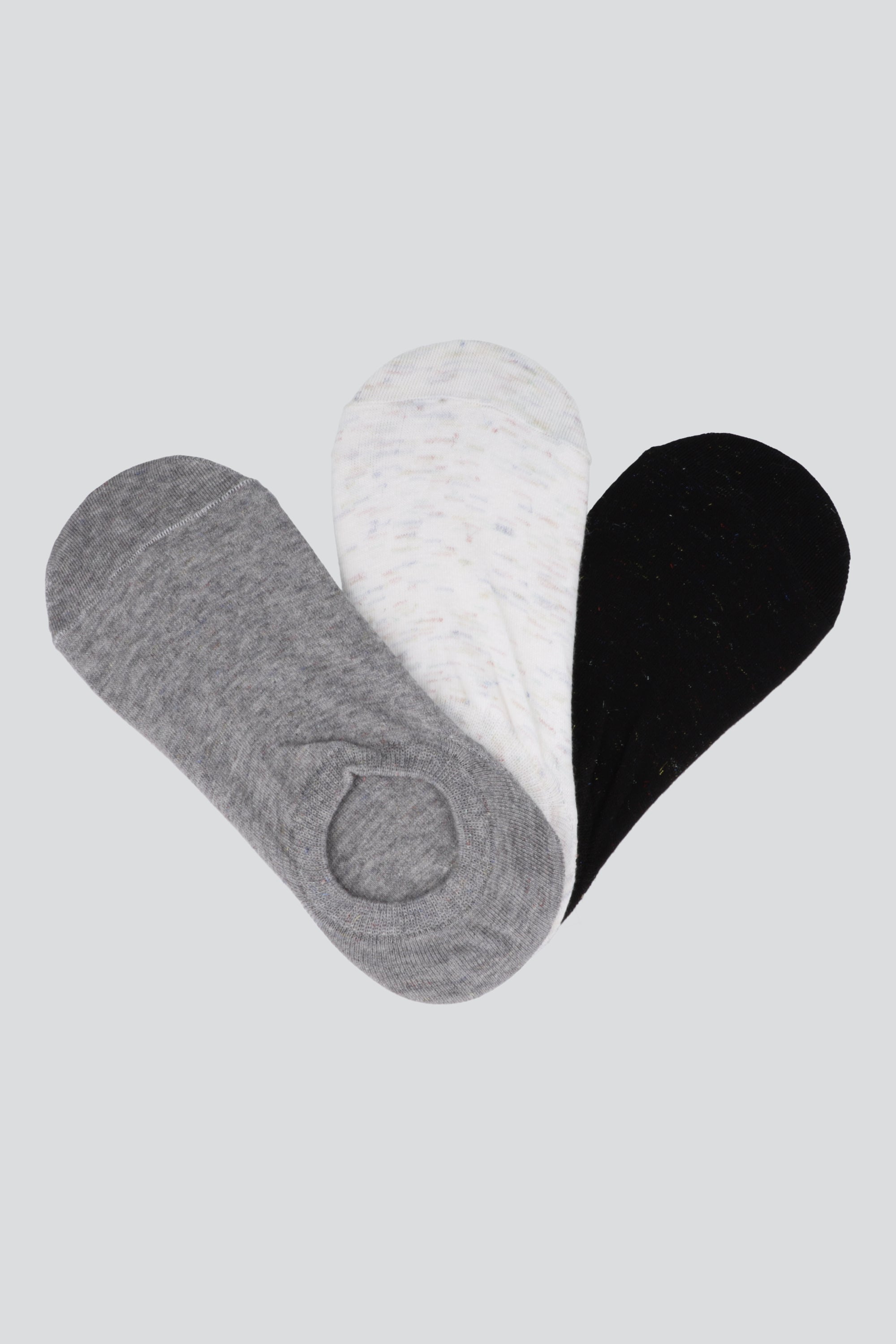 Tripack cubrepie lurex NEGRO COMBO