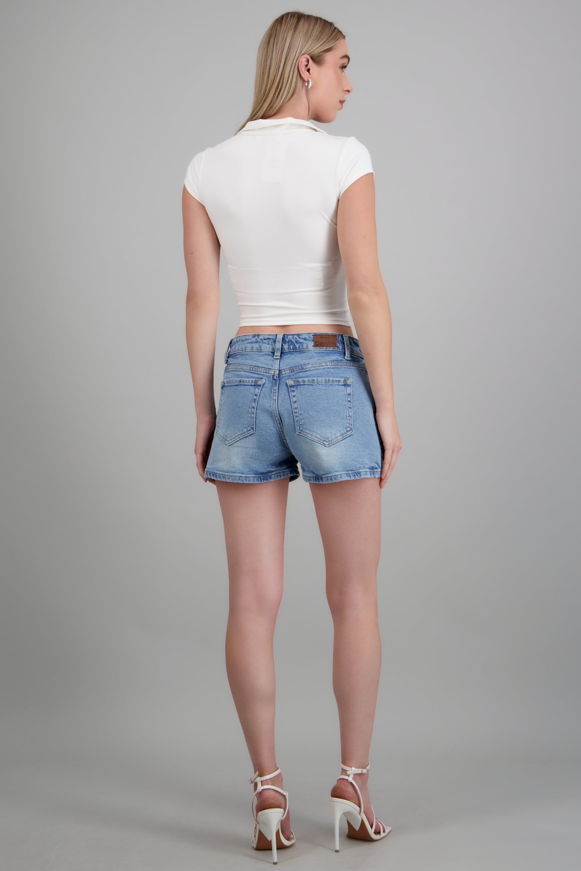 Mini short denim LIGHT WASH