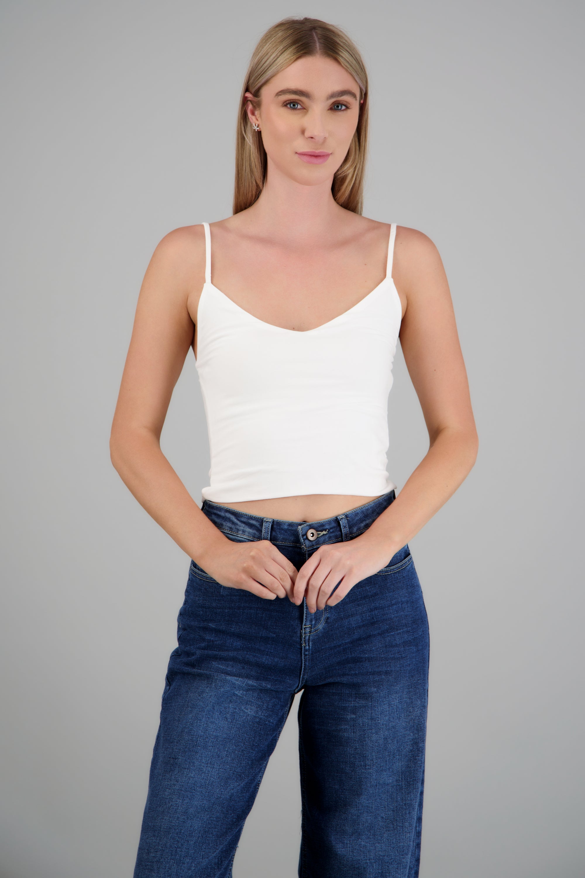 Top de tirantes básico ligero HUESO