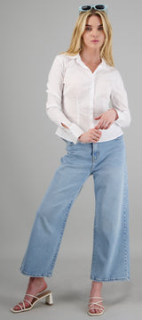Jeans cropped mid rise