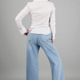 Jeans cropped mid rise