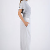 Pantalón amplio con cintura dobladillo