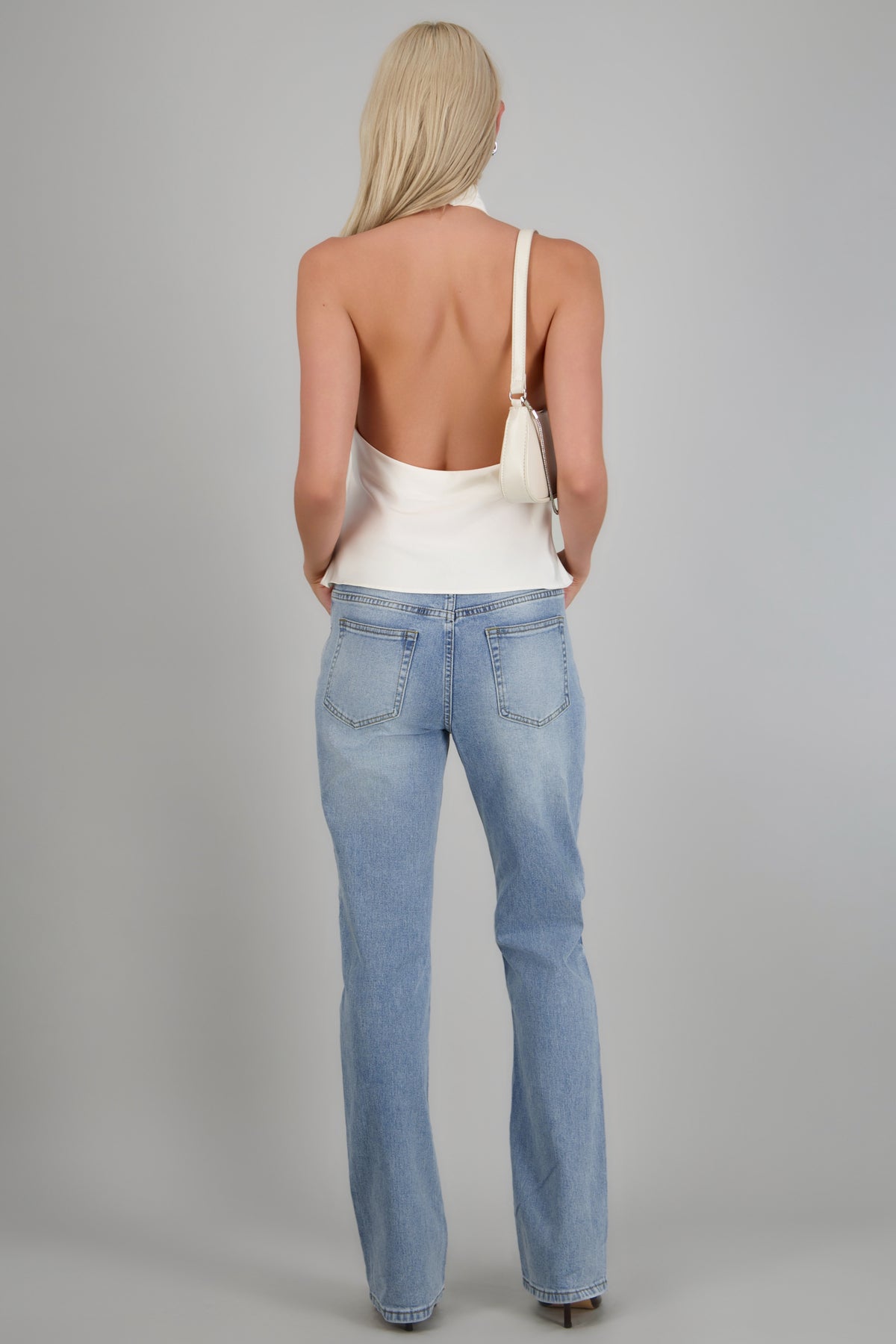 Jeans straight skinny MEDIUM WASH