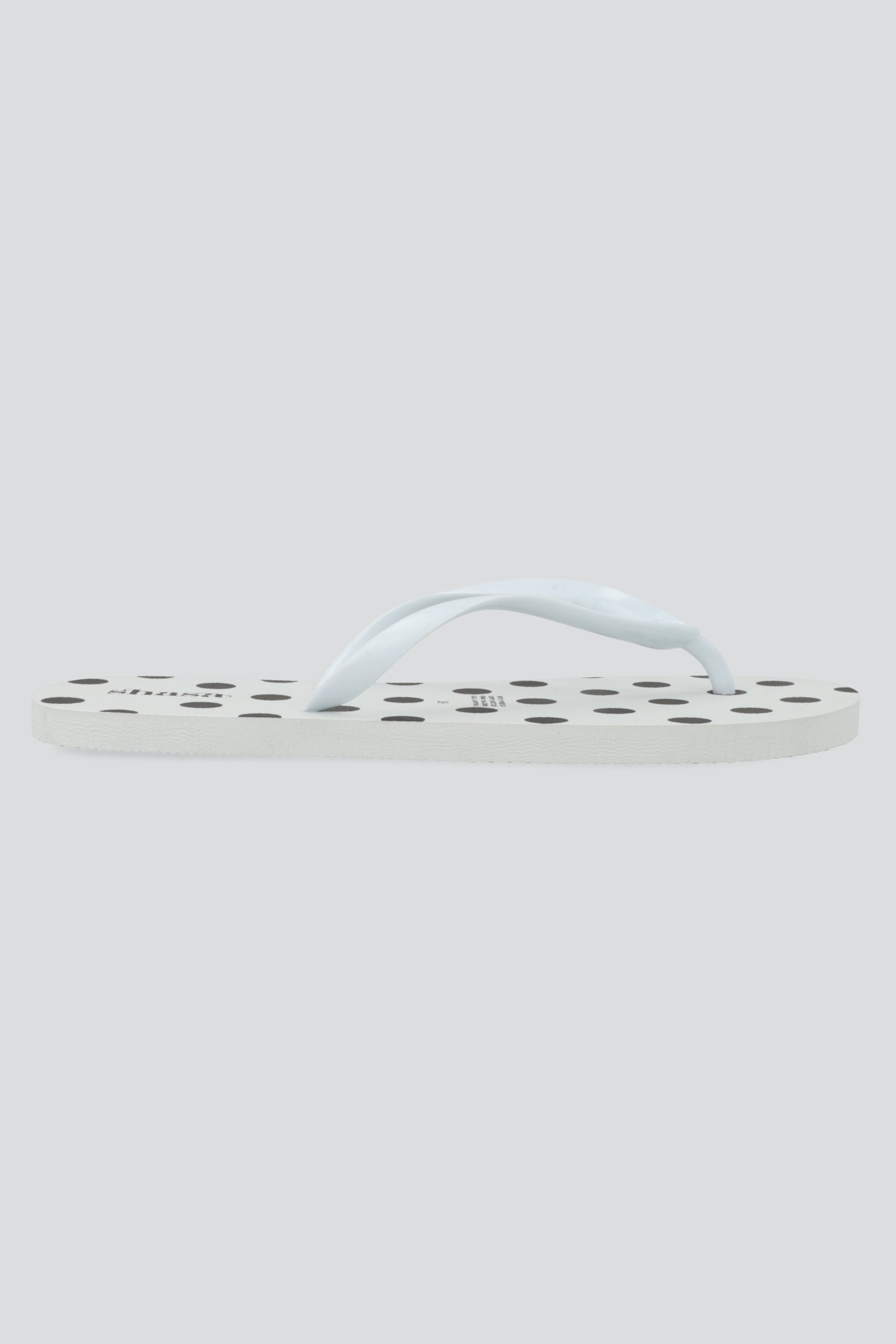 Flip flop estampado polkas BLANCO