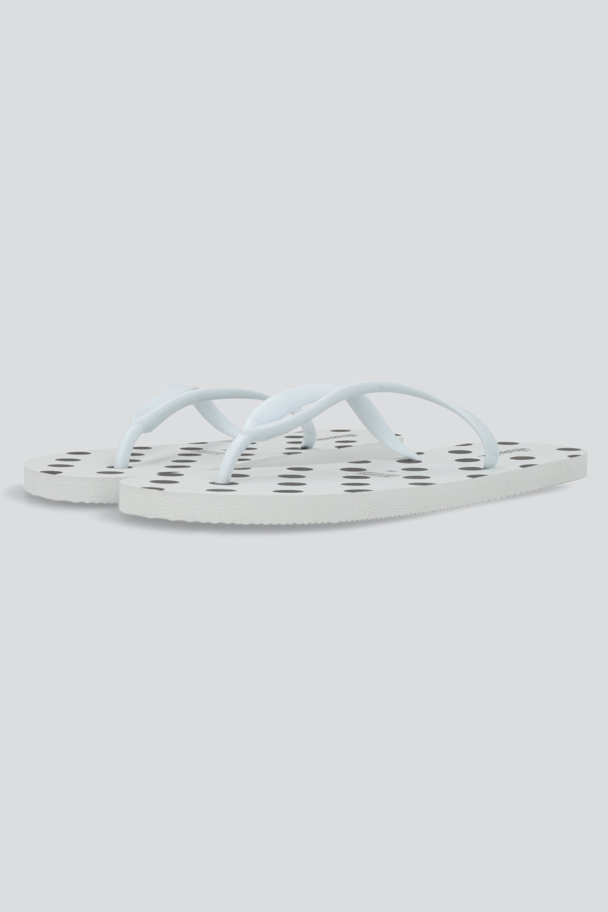 Flip flop estampado polkas BLANCO