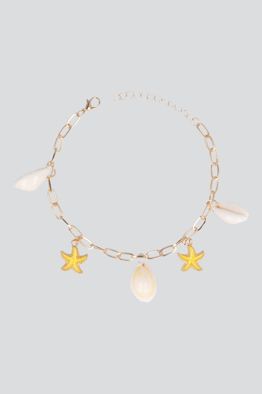 ANKLET CADENA CONCHAS MAR