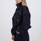 Chamarra bomber oversize