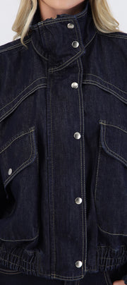 Chamarra bomber oversize