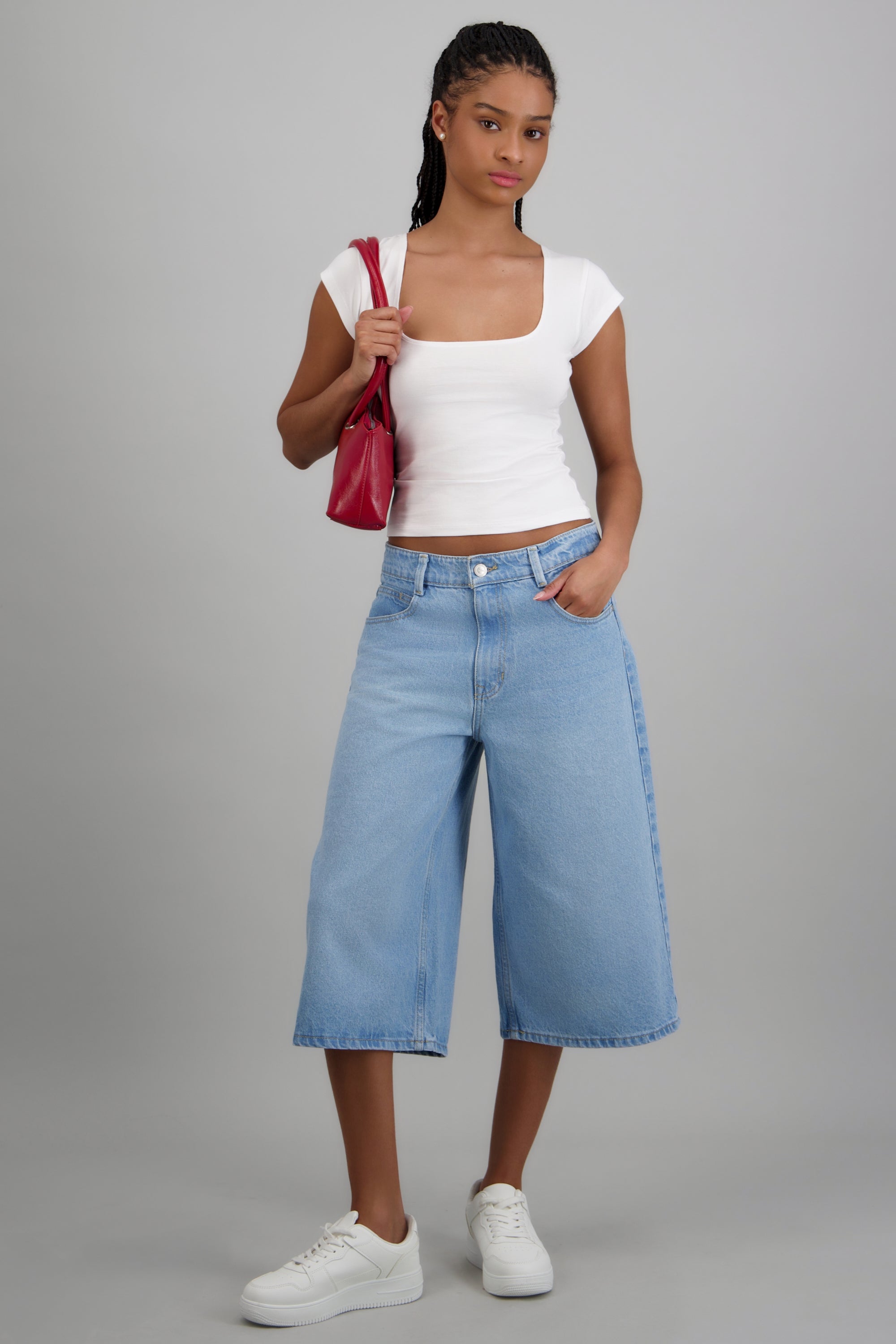 Bermuda denim entintada LIGHT WASH