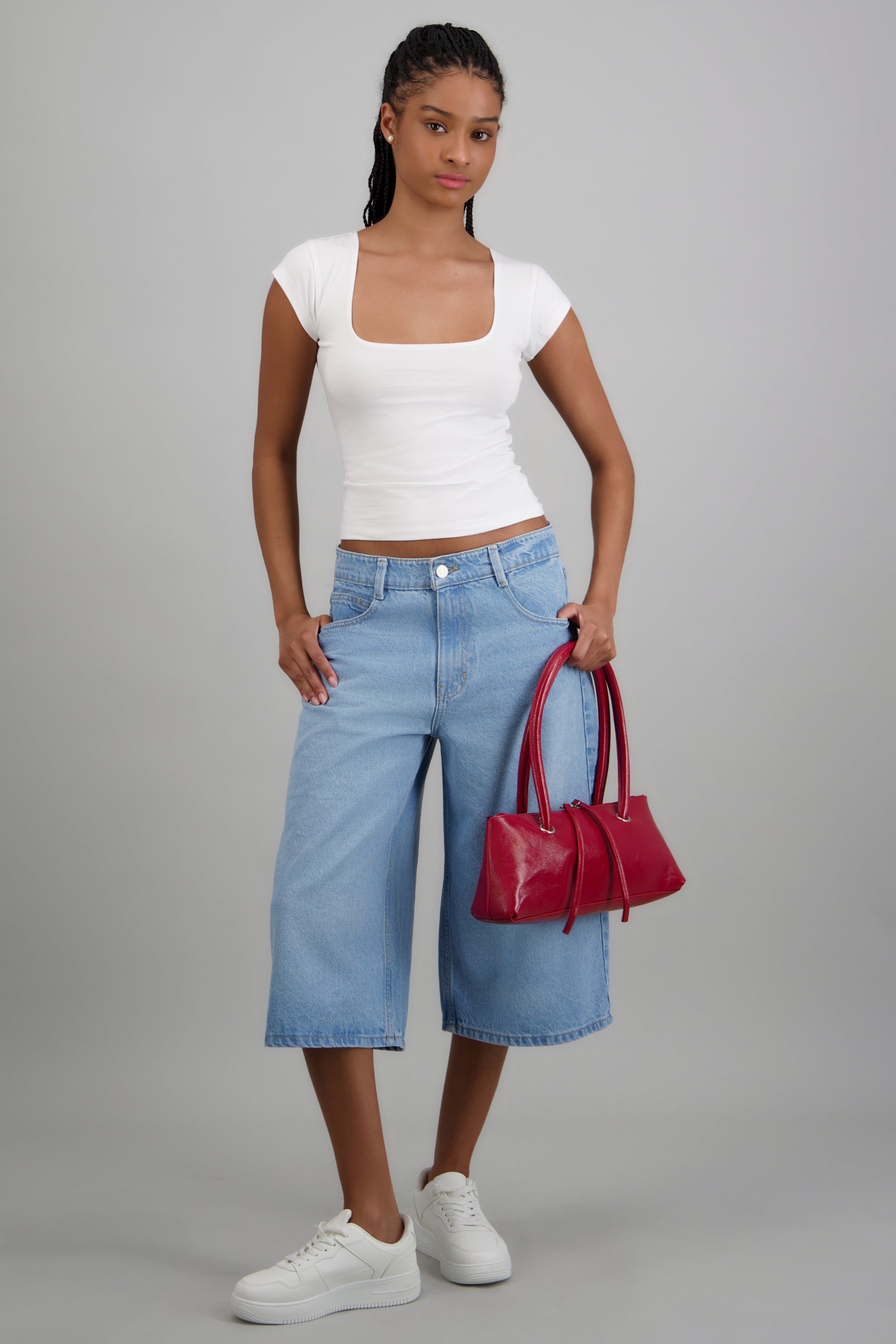 Bermuda denim entintada LIGHT WASH