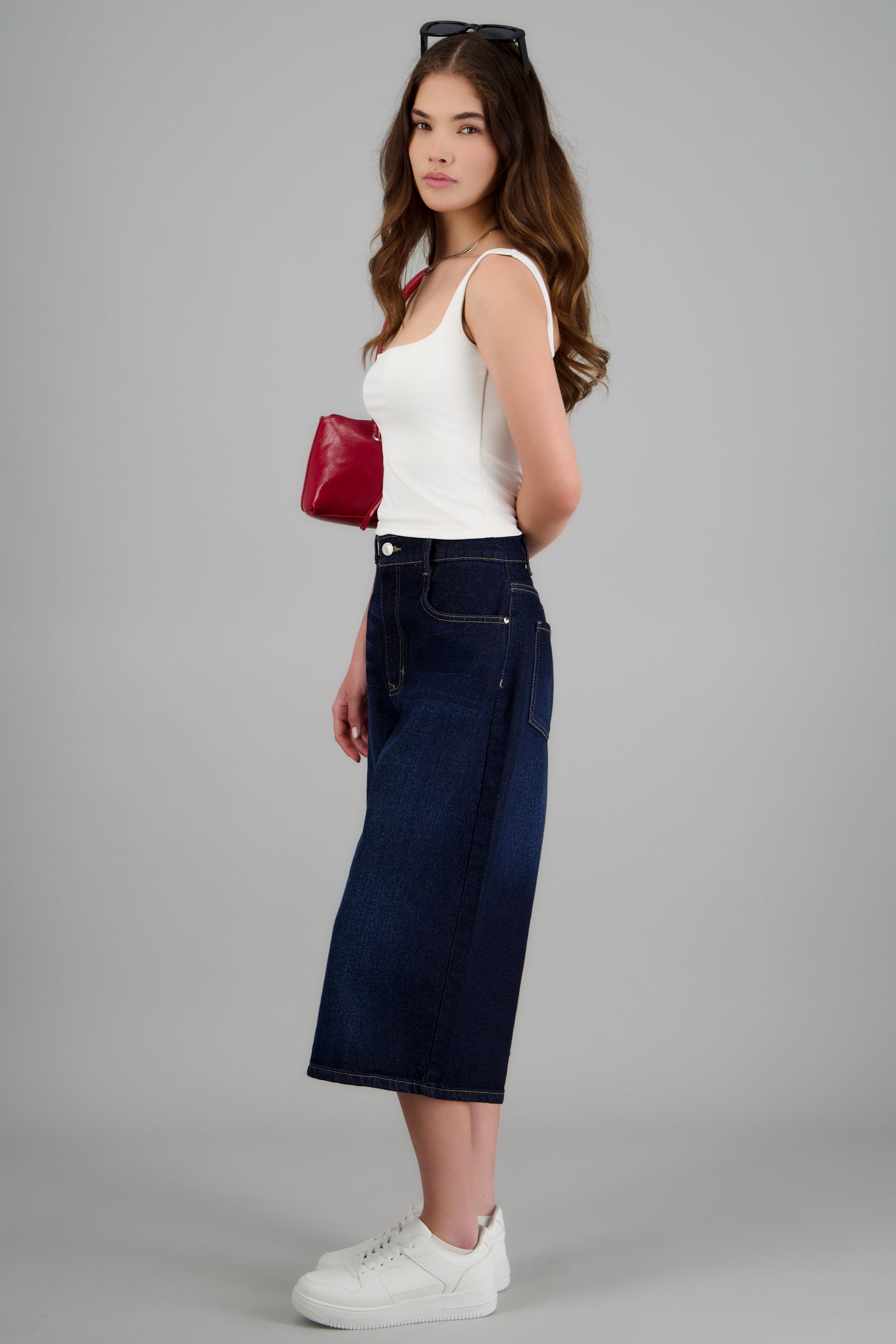 Bermuda denim entintada INDIGO