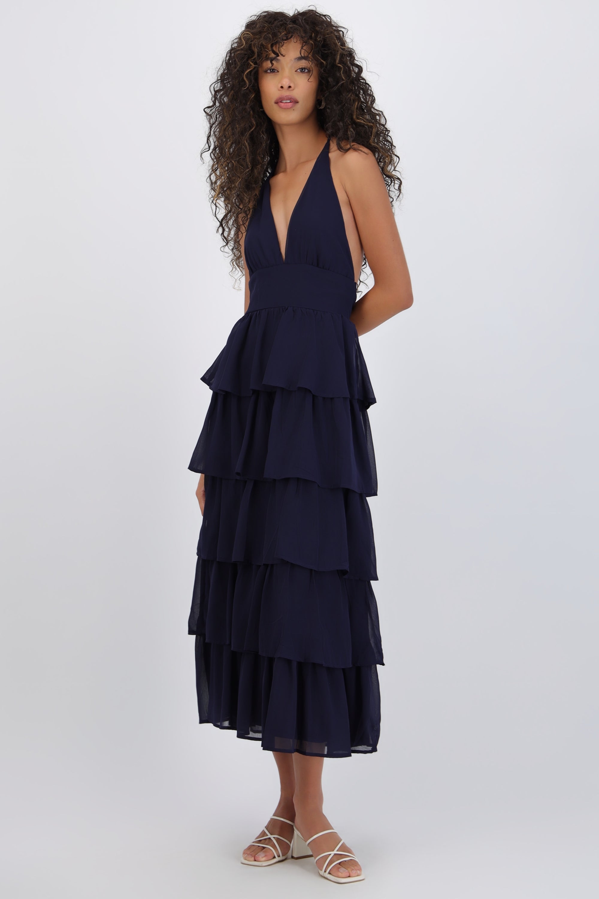 Vestido maxi olanes