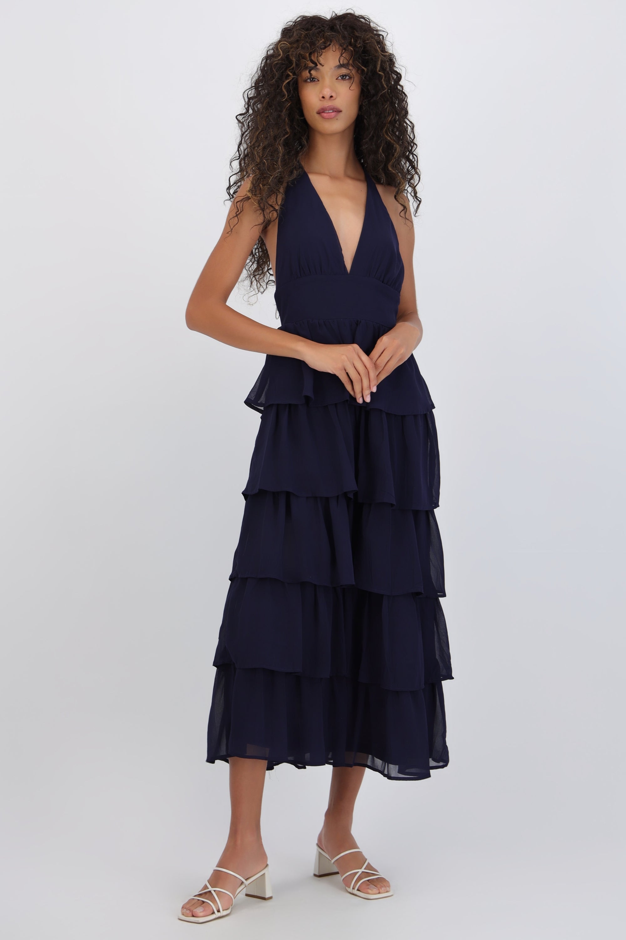 Vestido maxi olanes