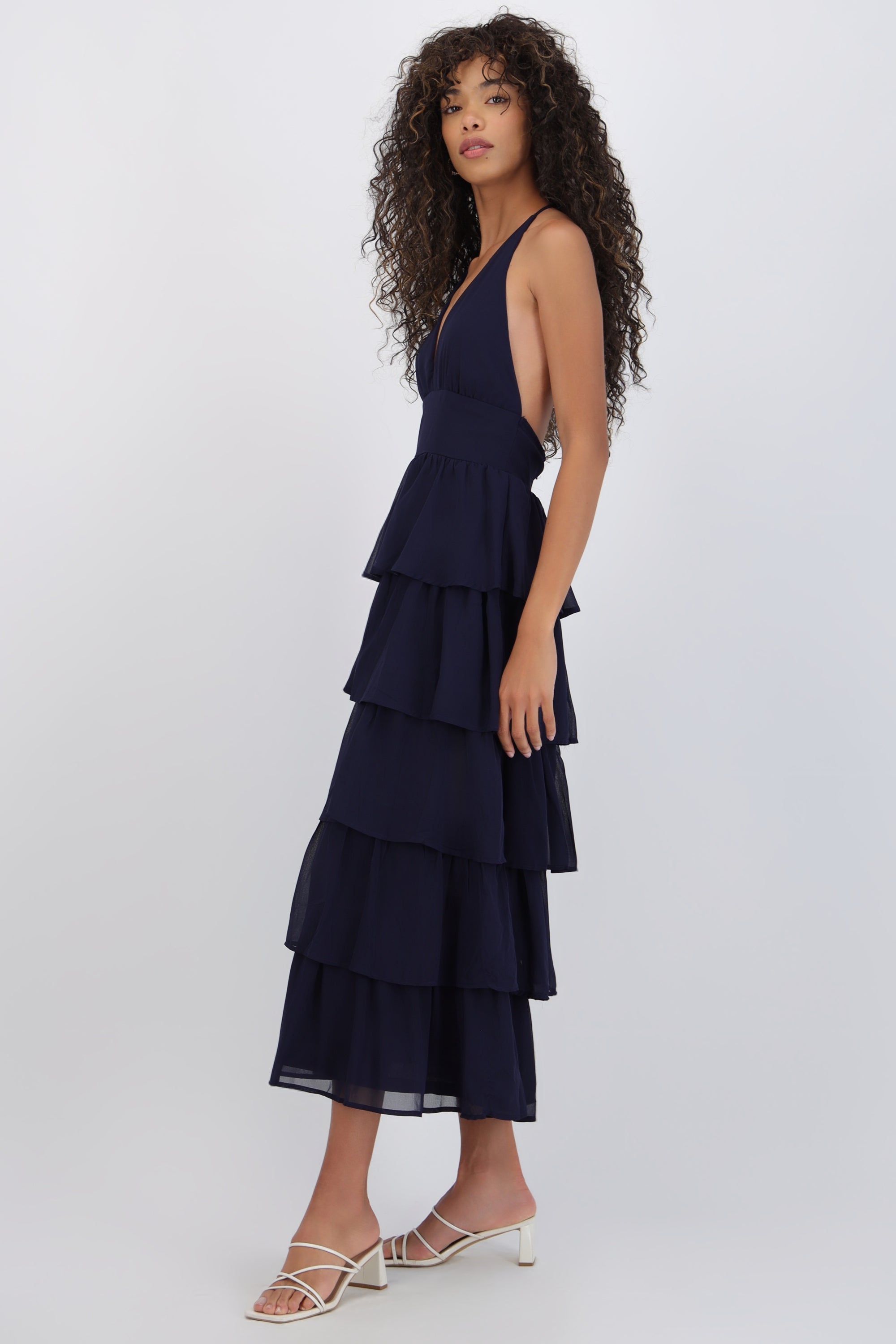 Vestido maxi olanes