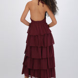 Vestido maxi olanes
