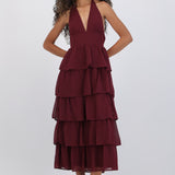 Vestido maxi olanes