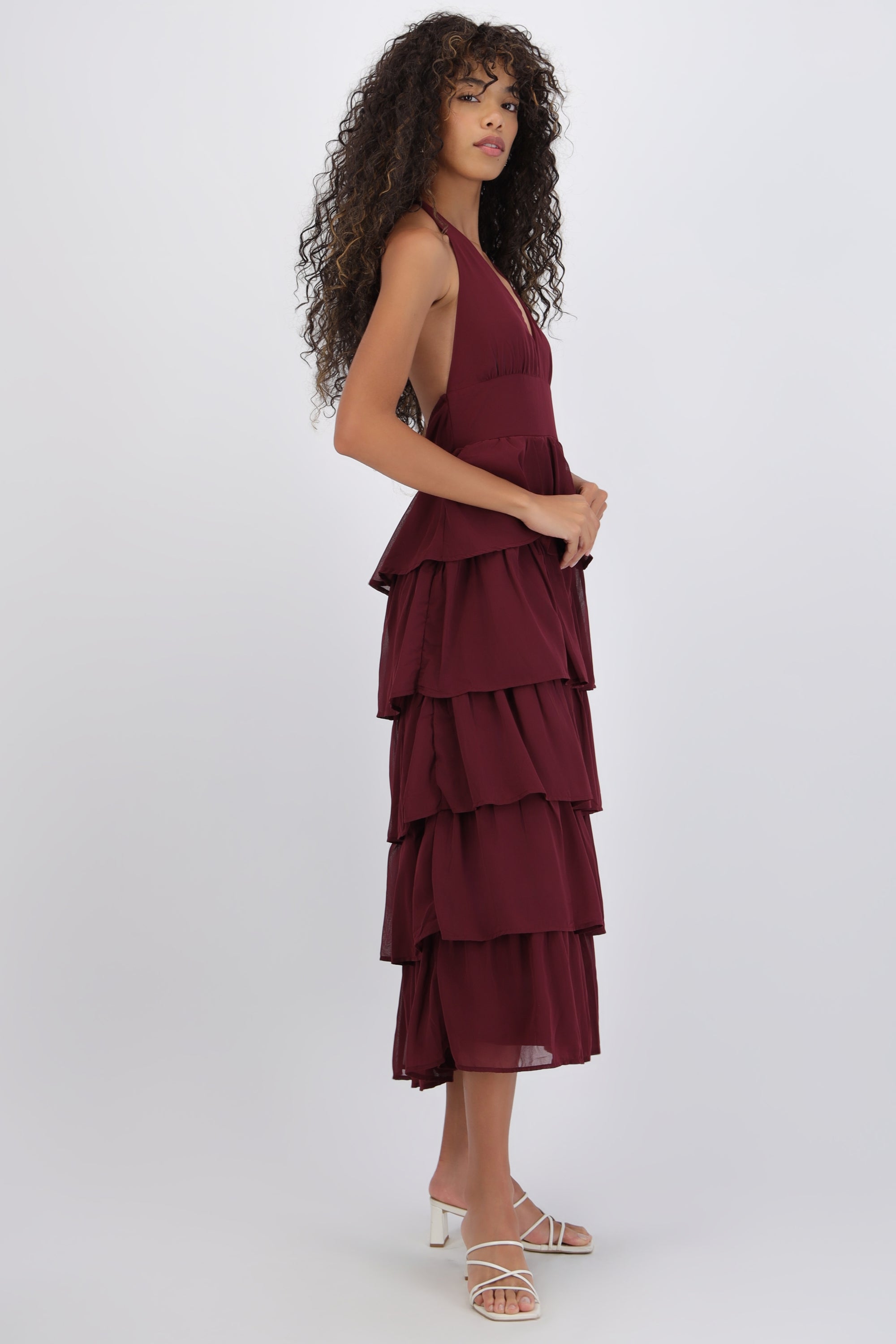 Vestido maxi olanes