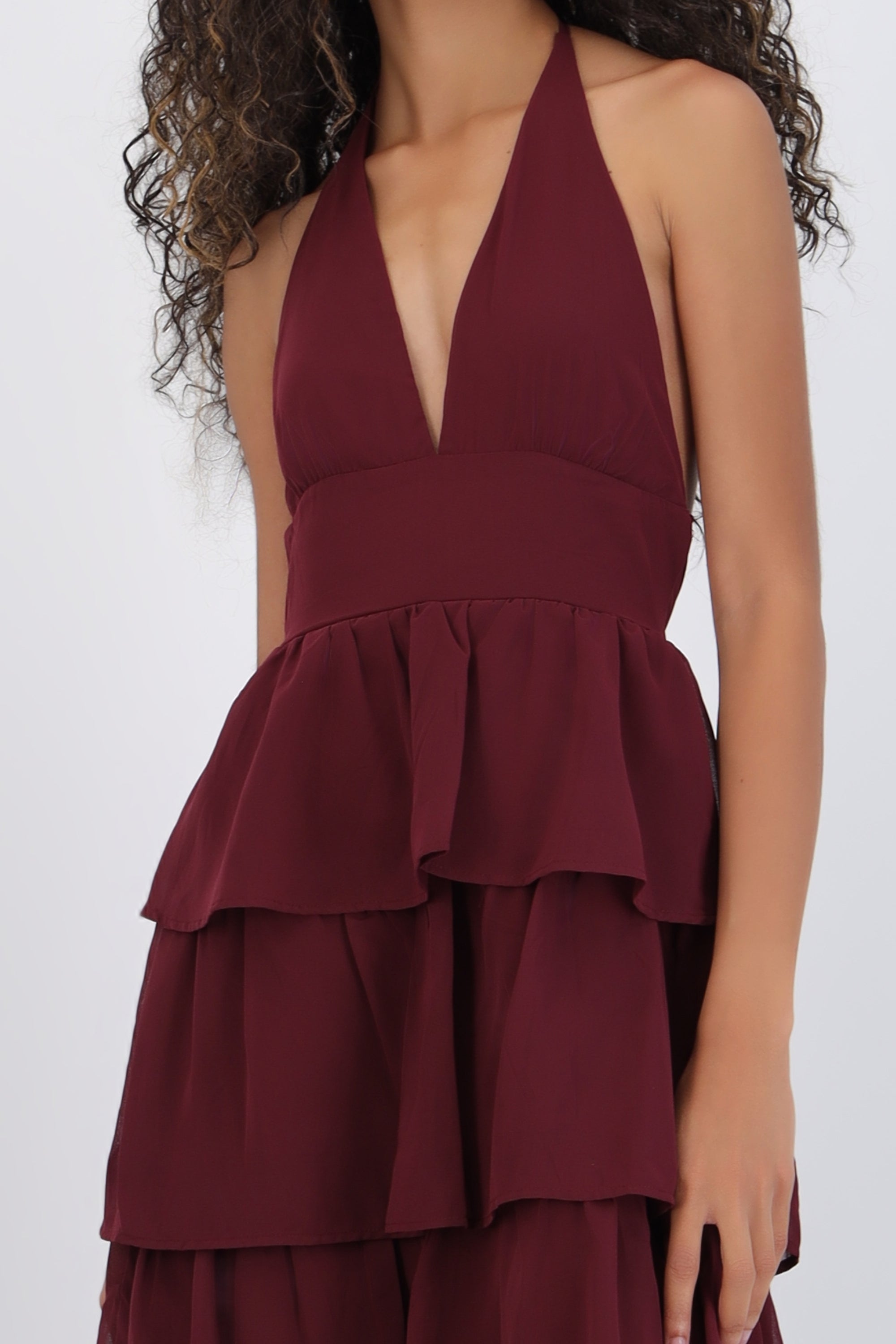 Vestido maxi olanes