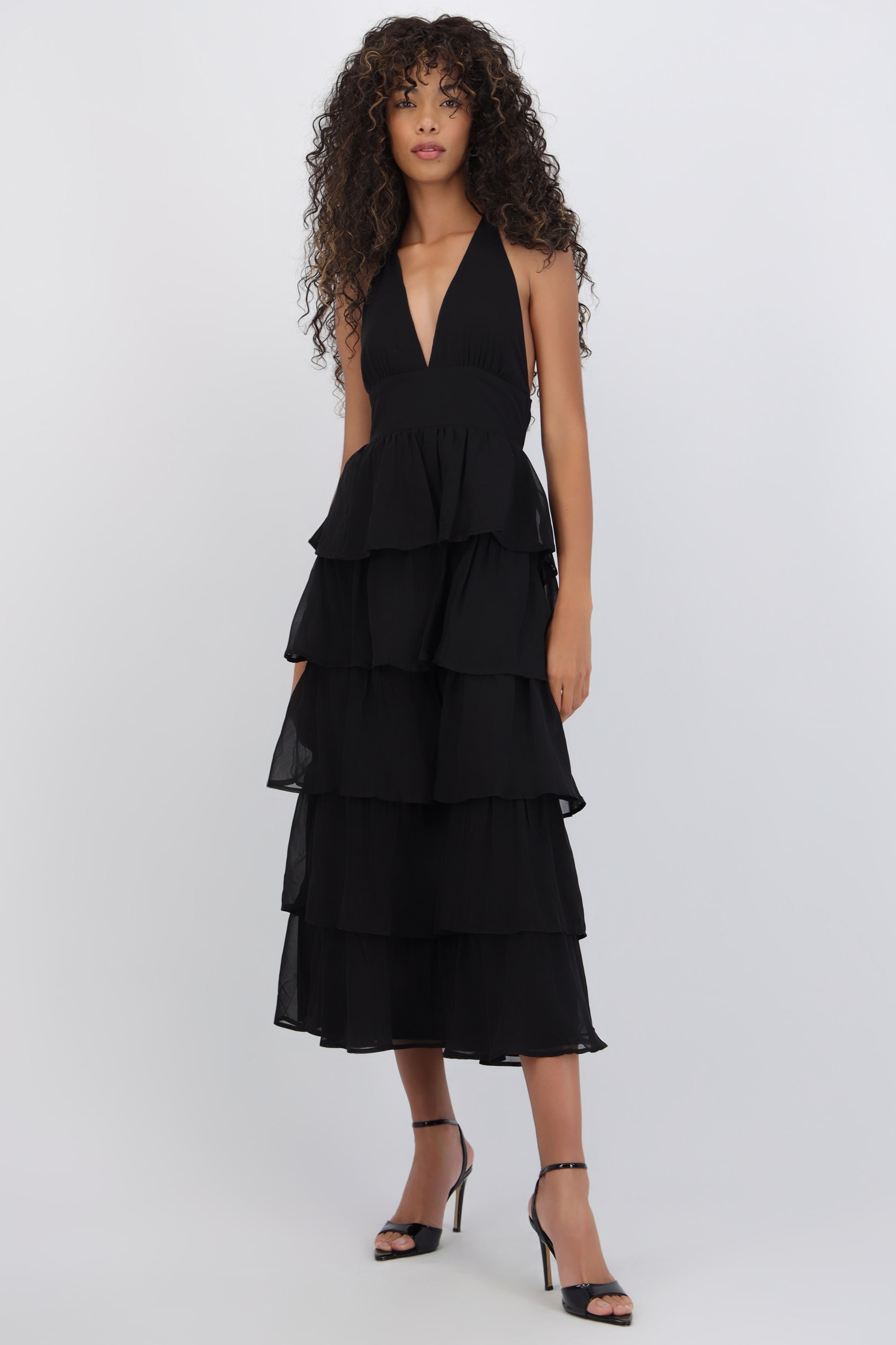 Vestido maxi olanes