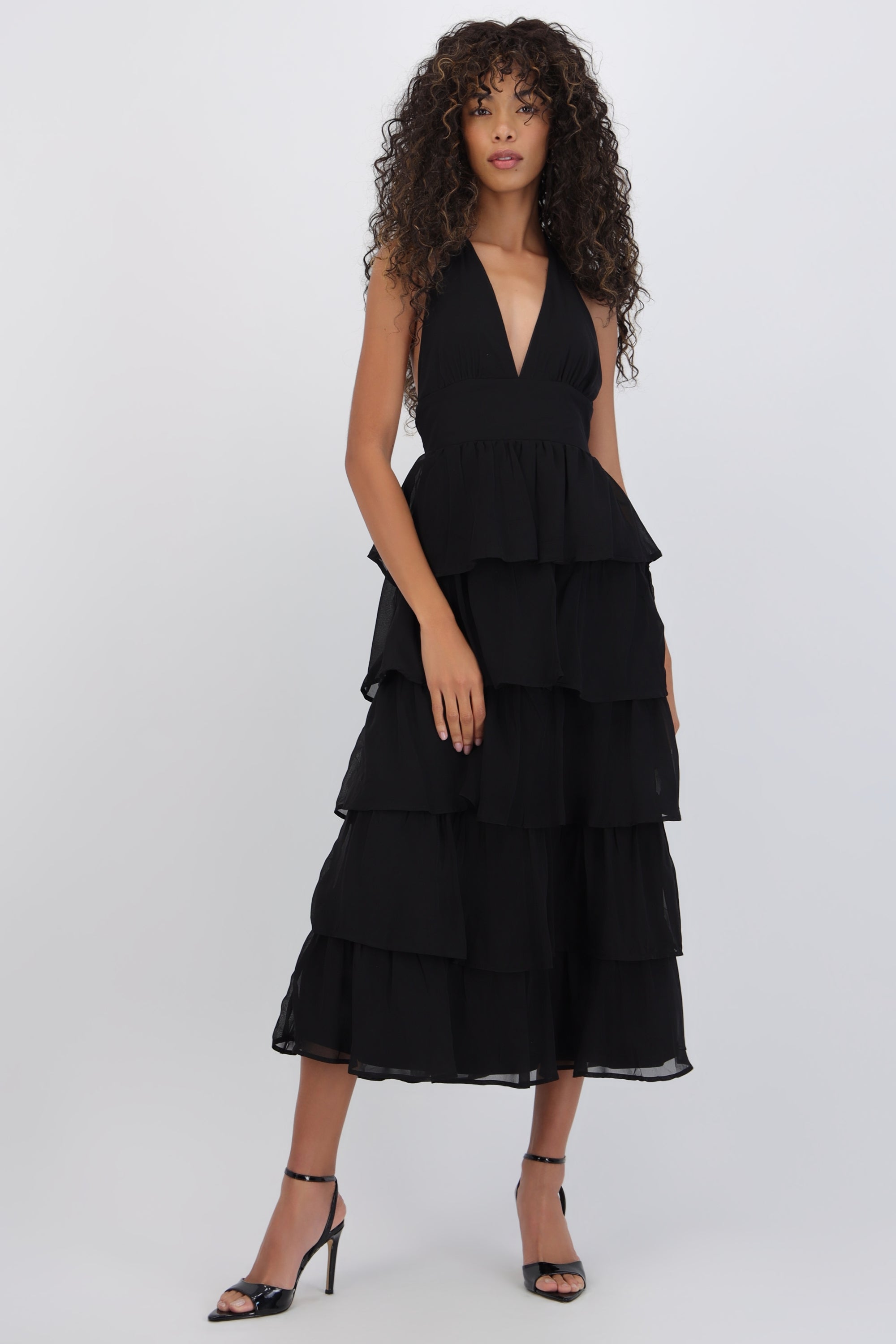 Vestido maxi olanes