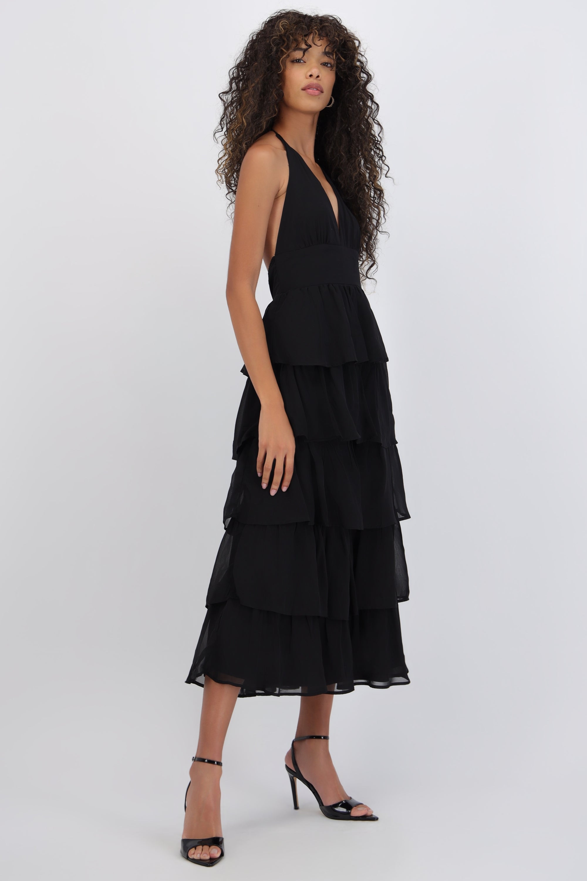 Vestido maxi olanes