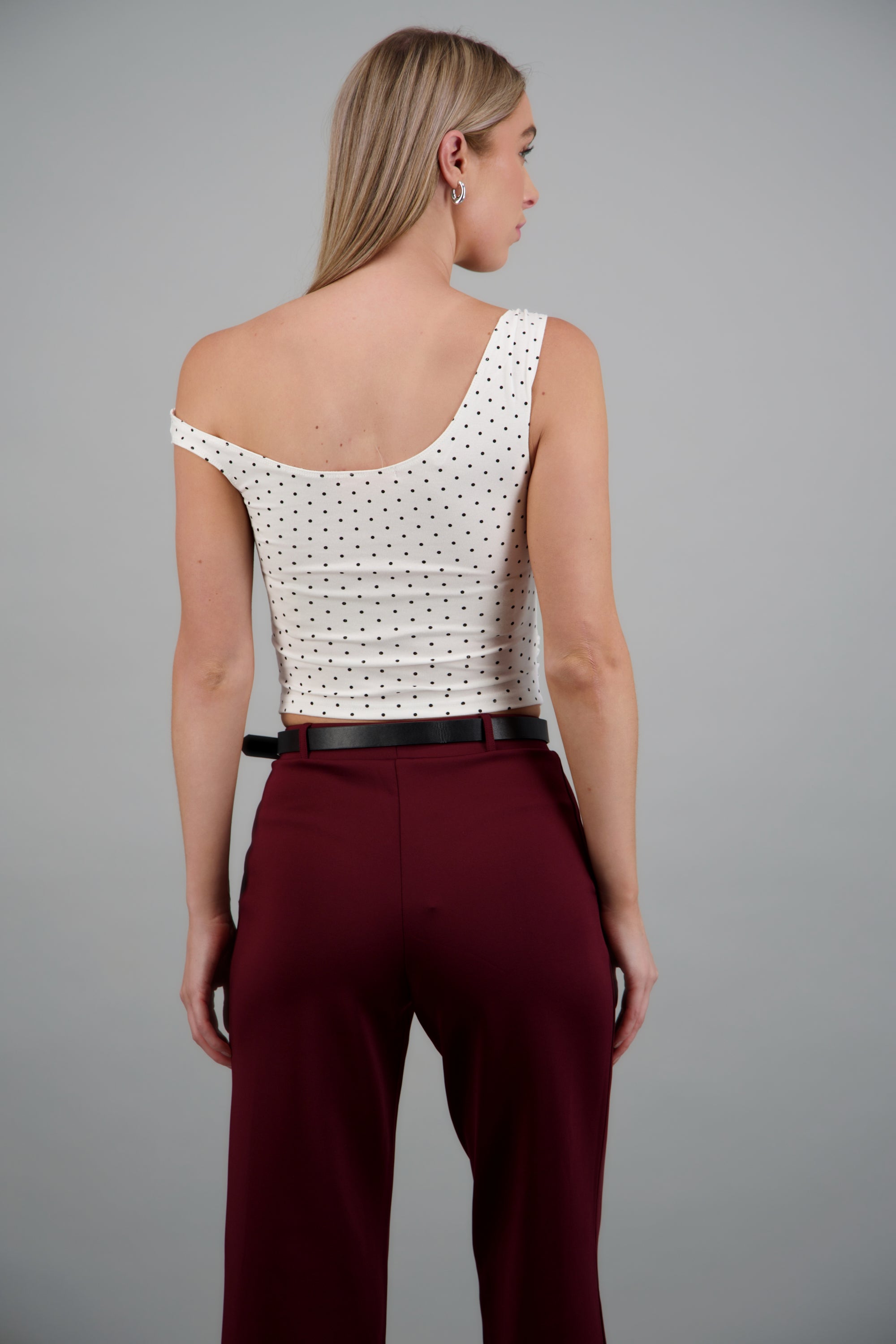 Top mini polka dots BLANCO COMBO