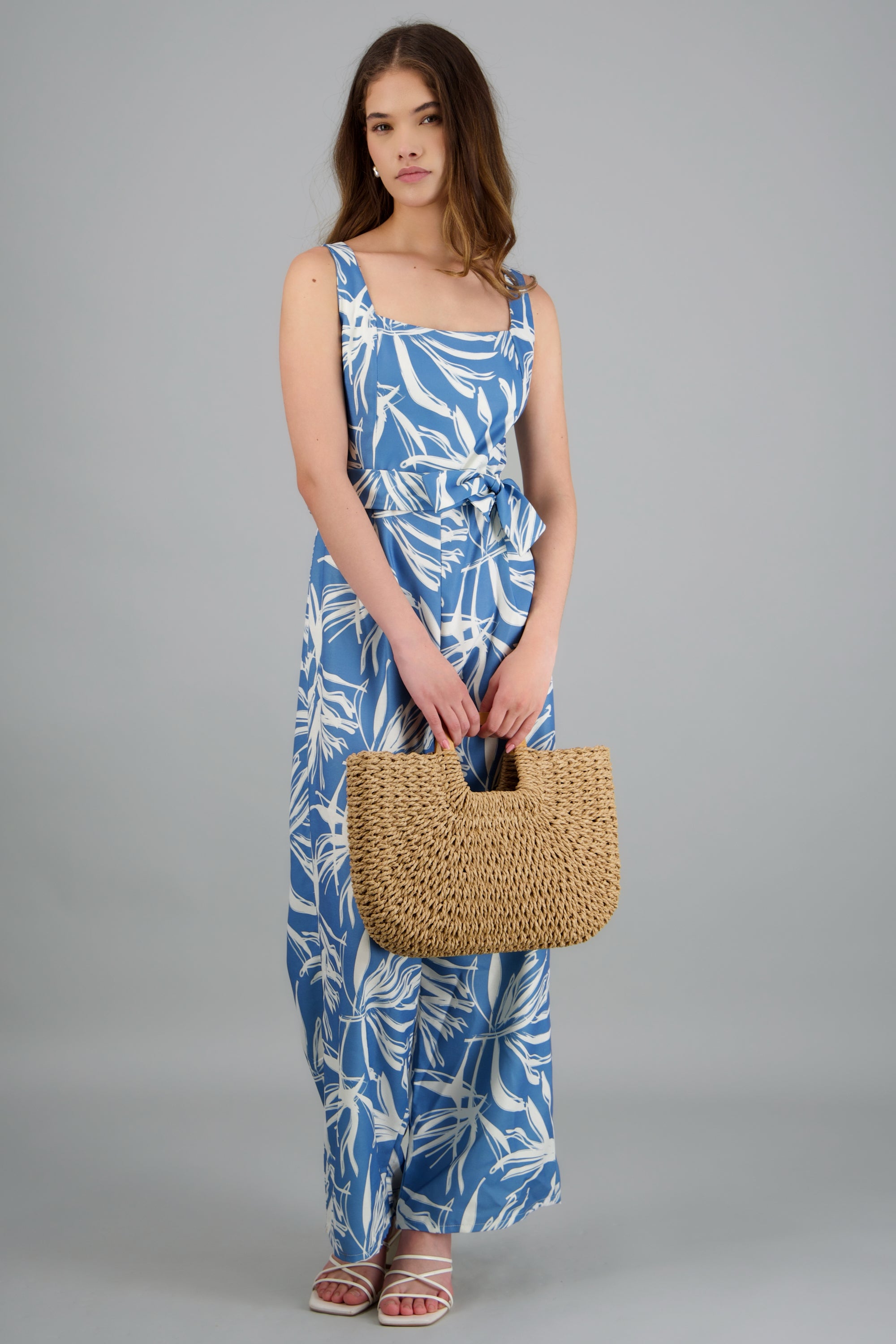 Jumpsuit detalle estampado AZUL COMBO