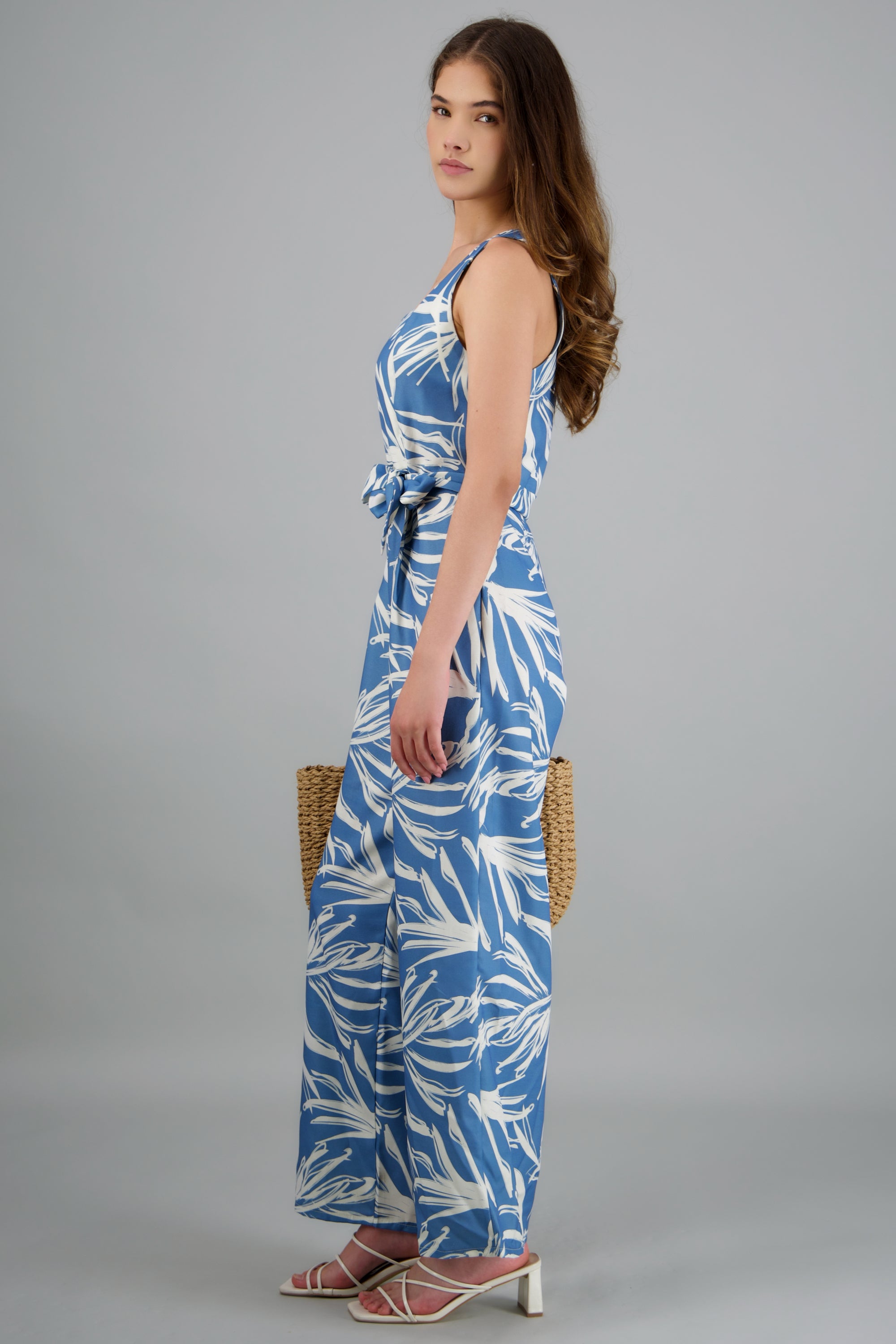 Jumpsuit detalle estampado AZUL COMBO