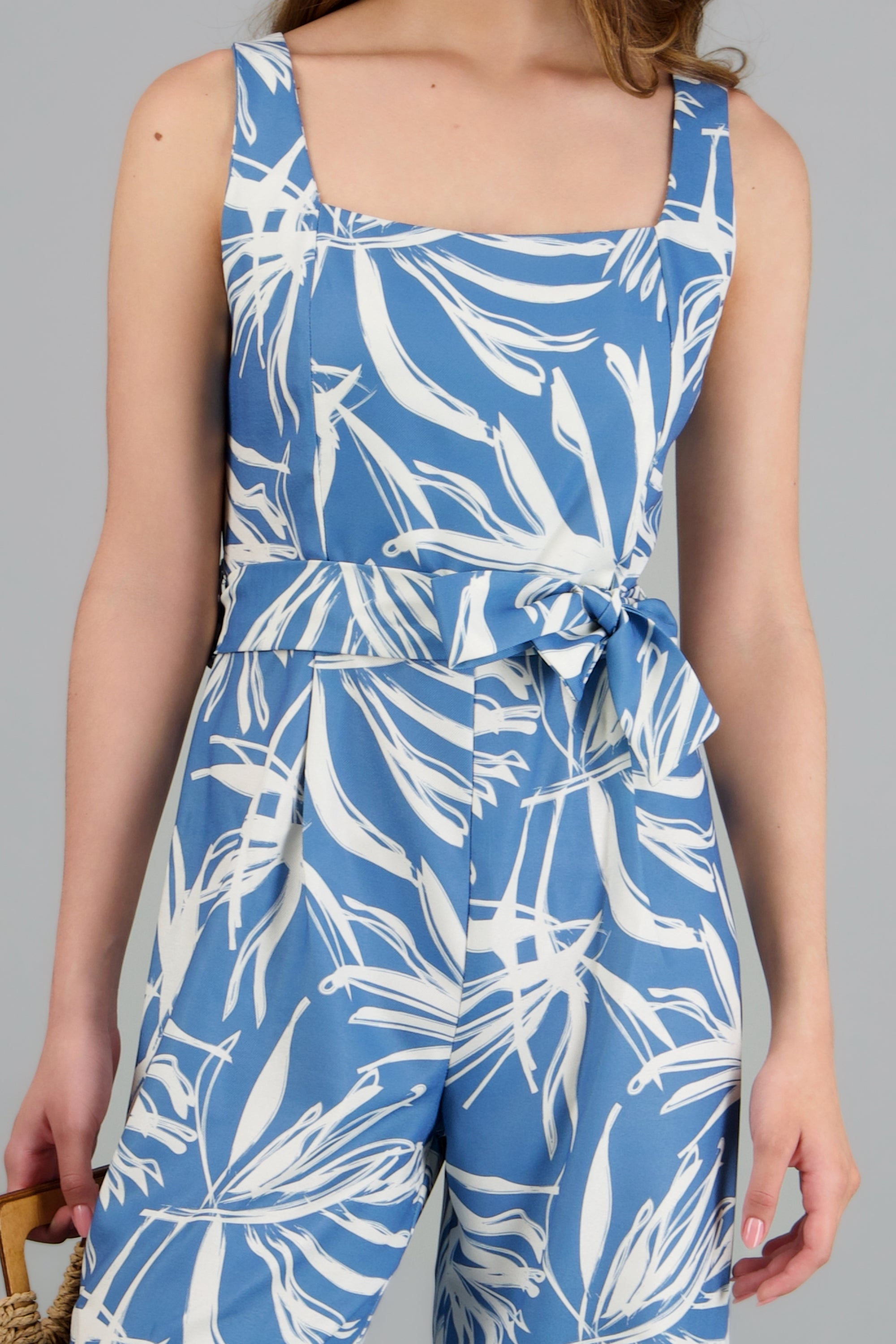Jumpsuit detalle estampado AZUL COMBO