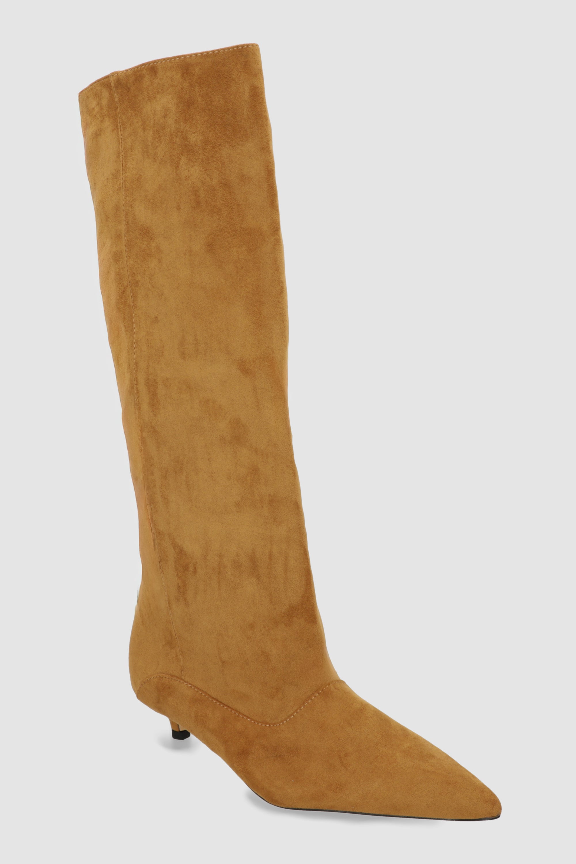 Bota alta bucket gamucina CAMELLO