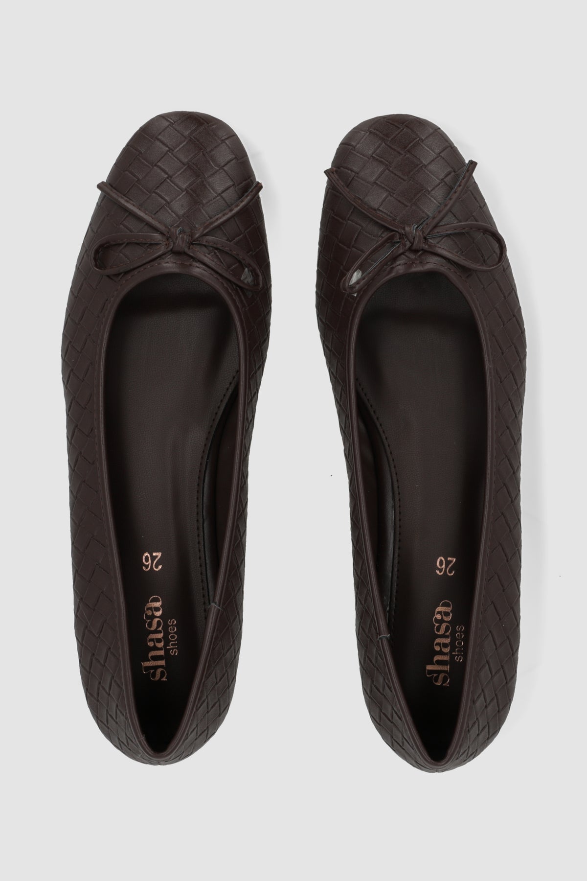 Flat ballerina entrelazada CAFE