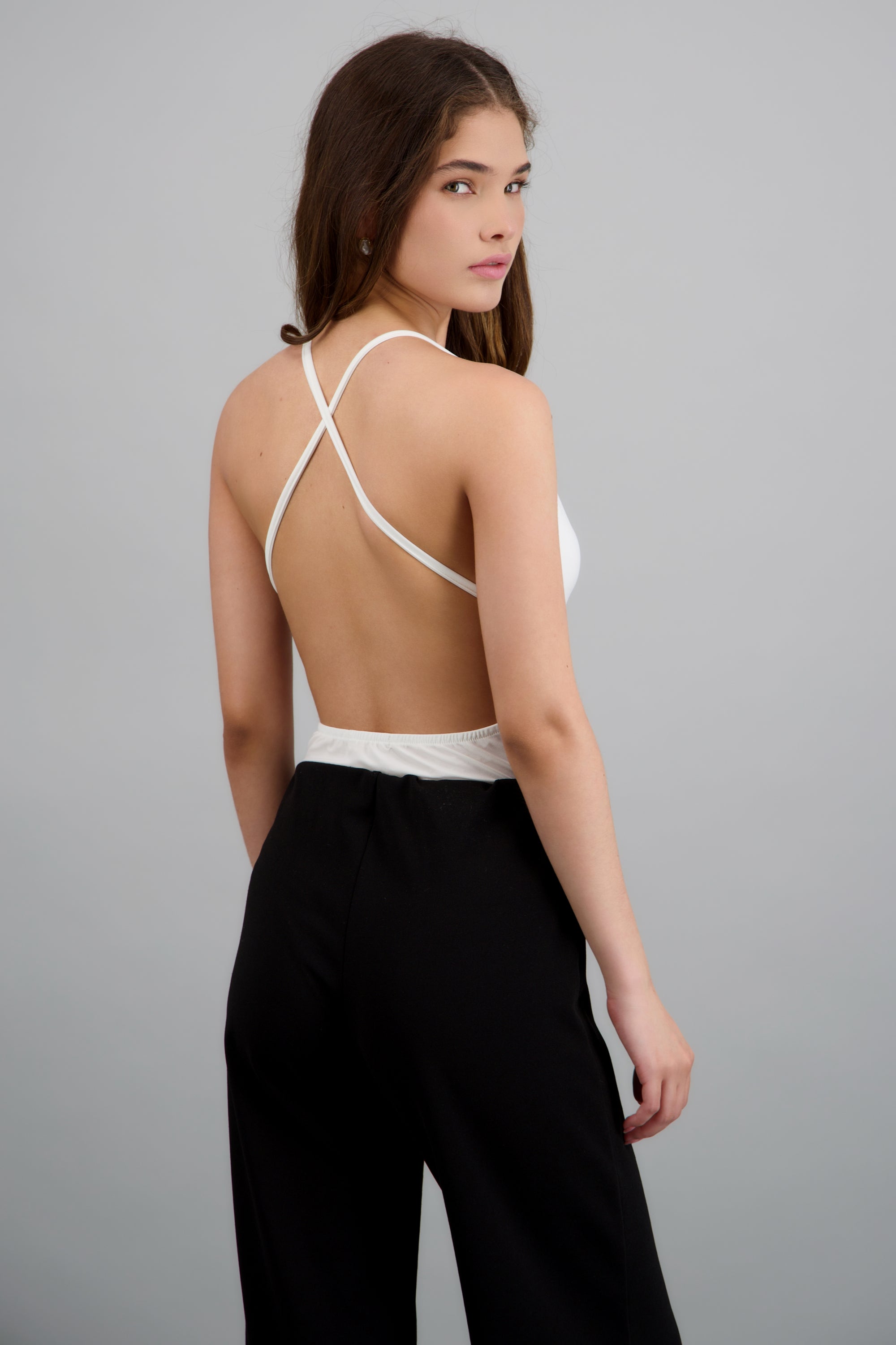 Bodysuit tirantes detalle espalda BLANCO
