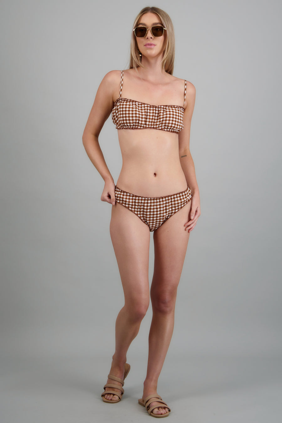 Bikini estampado cuadros
