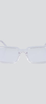 Lentes rectangulares delgados luz azul