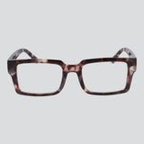 Lentes rectangulares delgados luz azul
