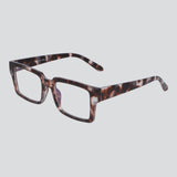 Lentes rectangulares delgados luz azul