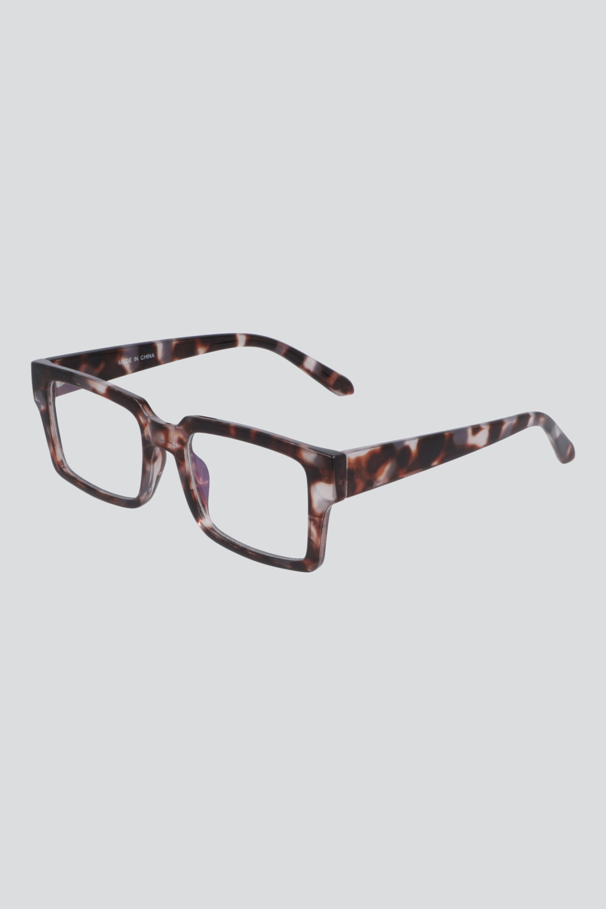 Lentes rectangulares delgados luz azul