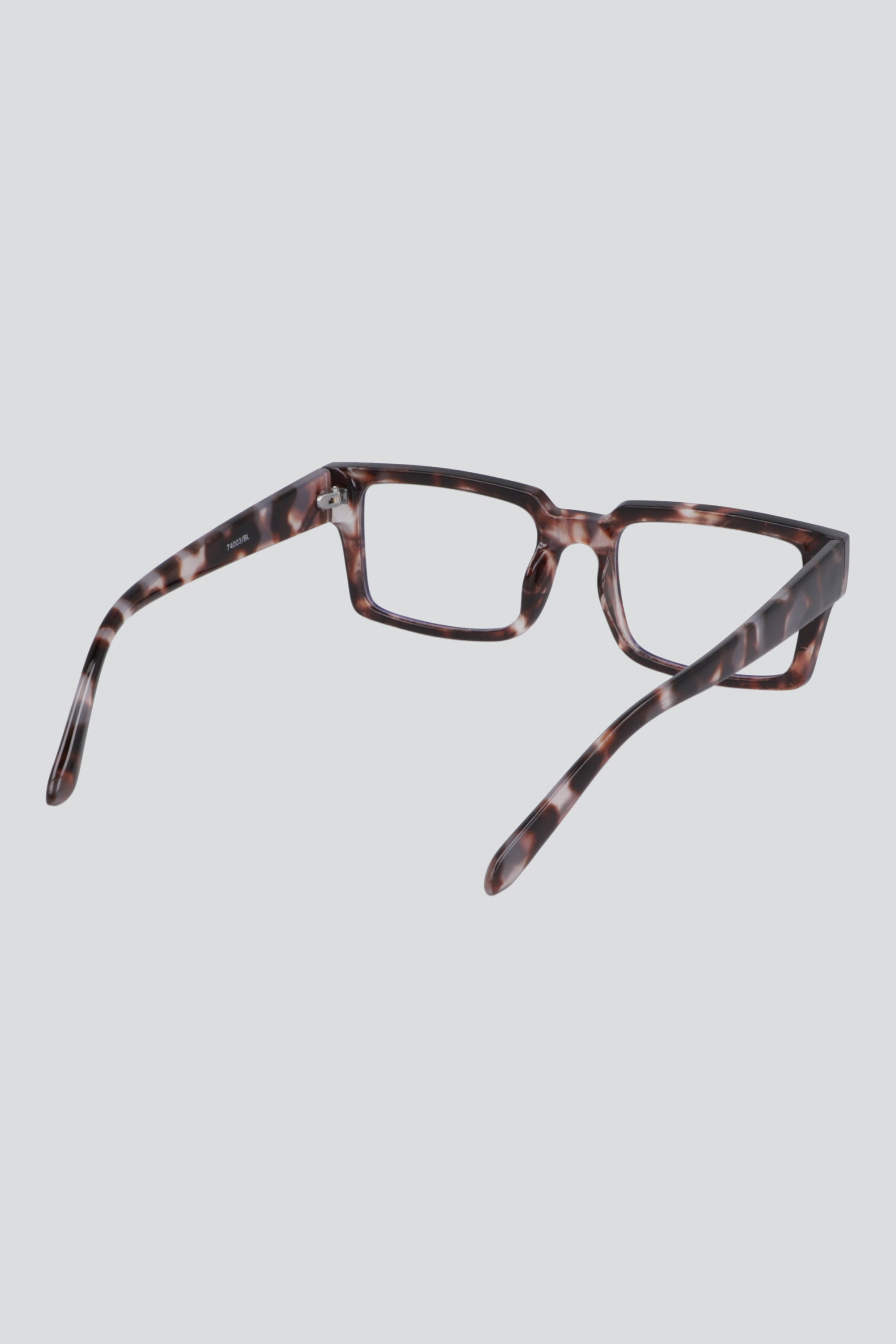 Lentes rectangulares delgados luz azul