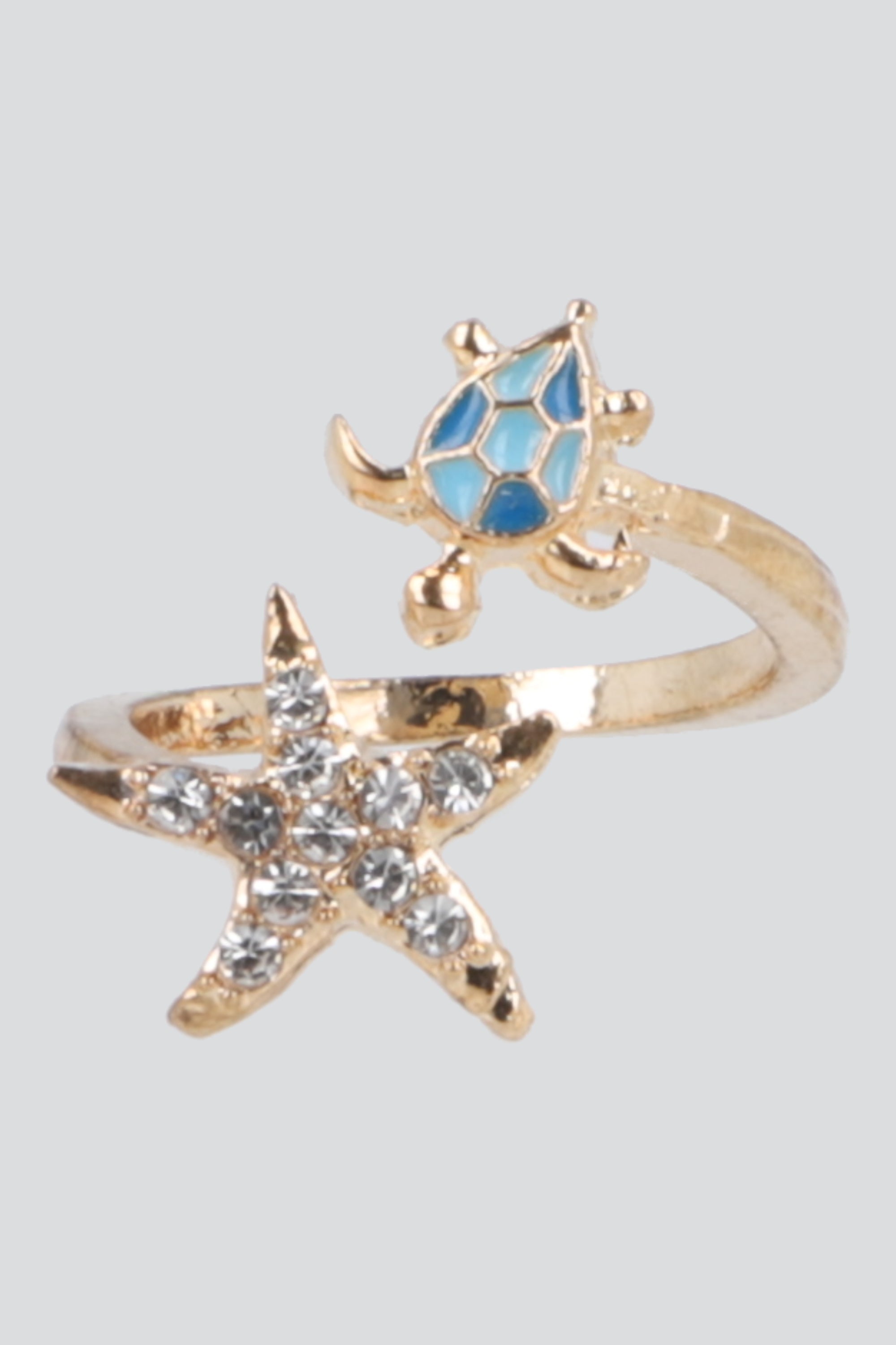 ANILLO TORTUGA ESTRELLA ORO