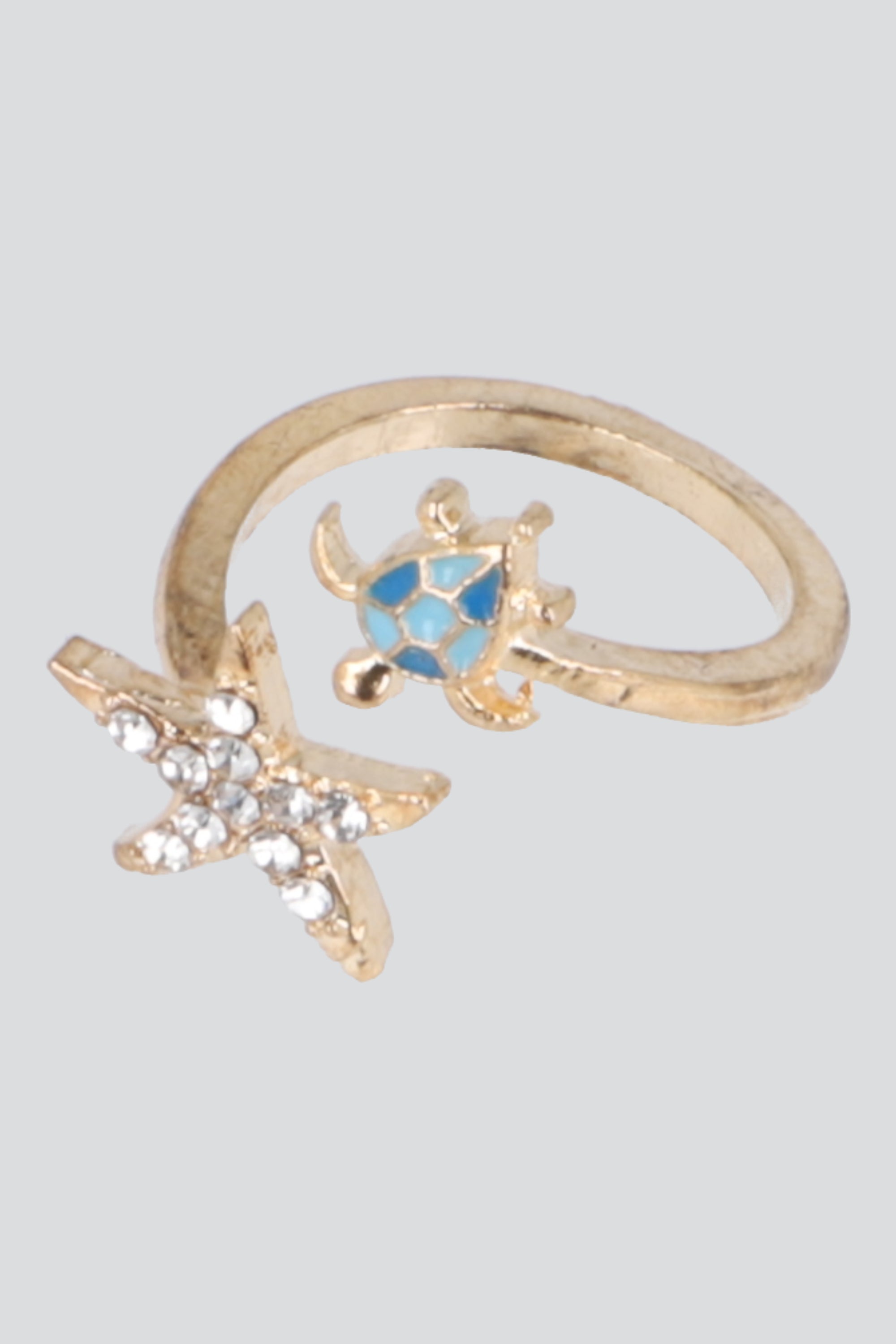 ANILLO TORTUGA ESTRELLA ORO