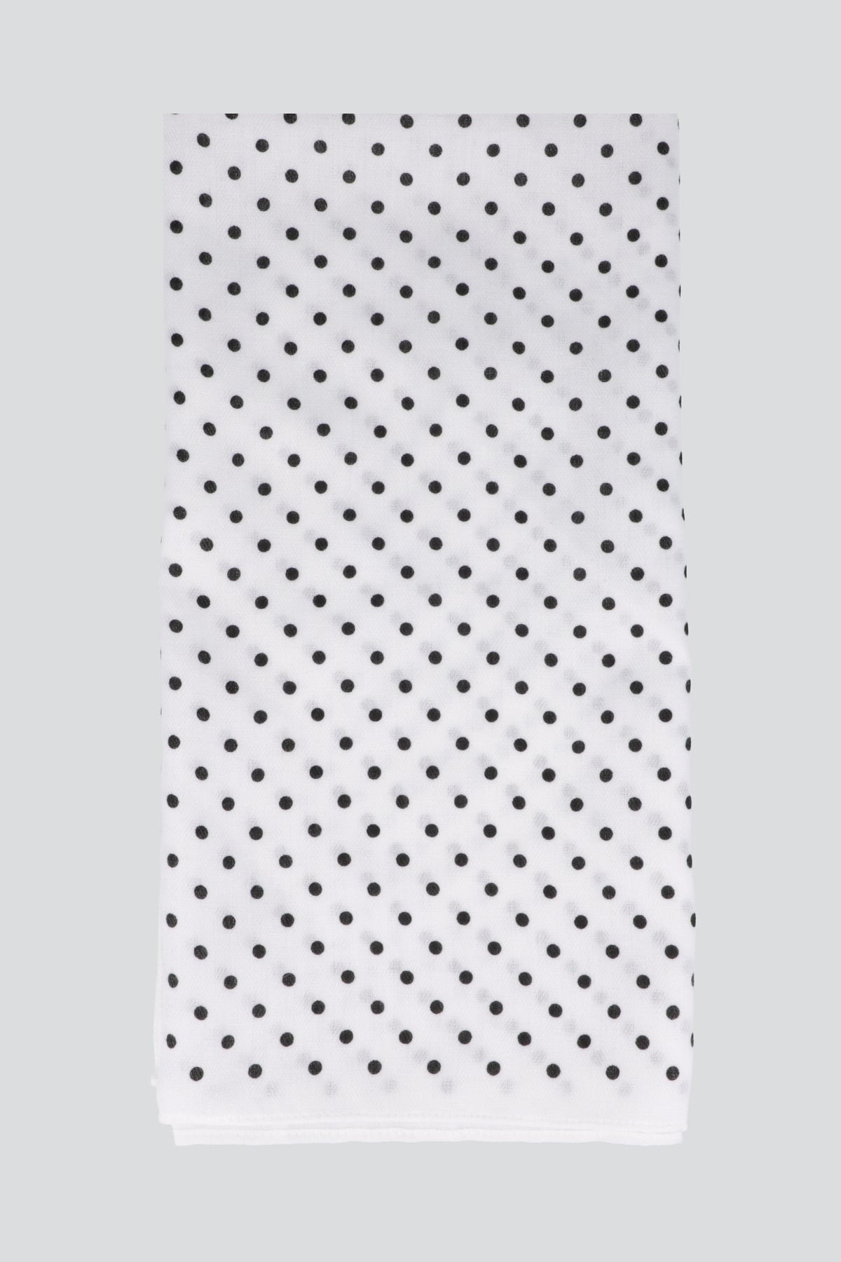 Pañuelo polkas algodón BLANCO