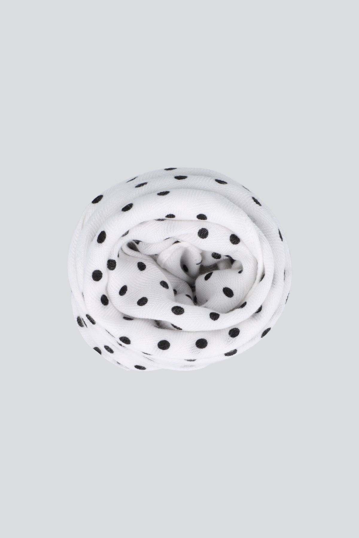 Pañuelo polkas algodón BLANCO