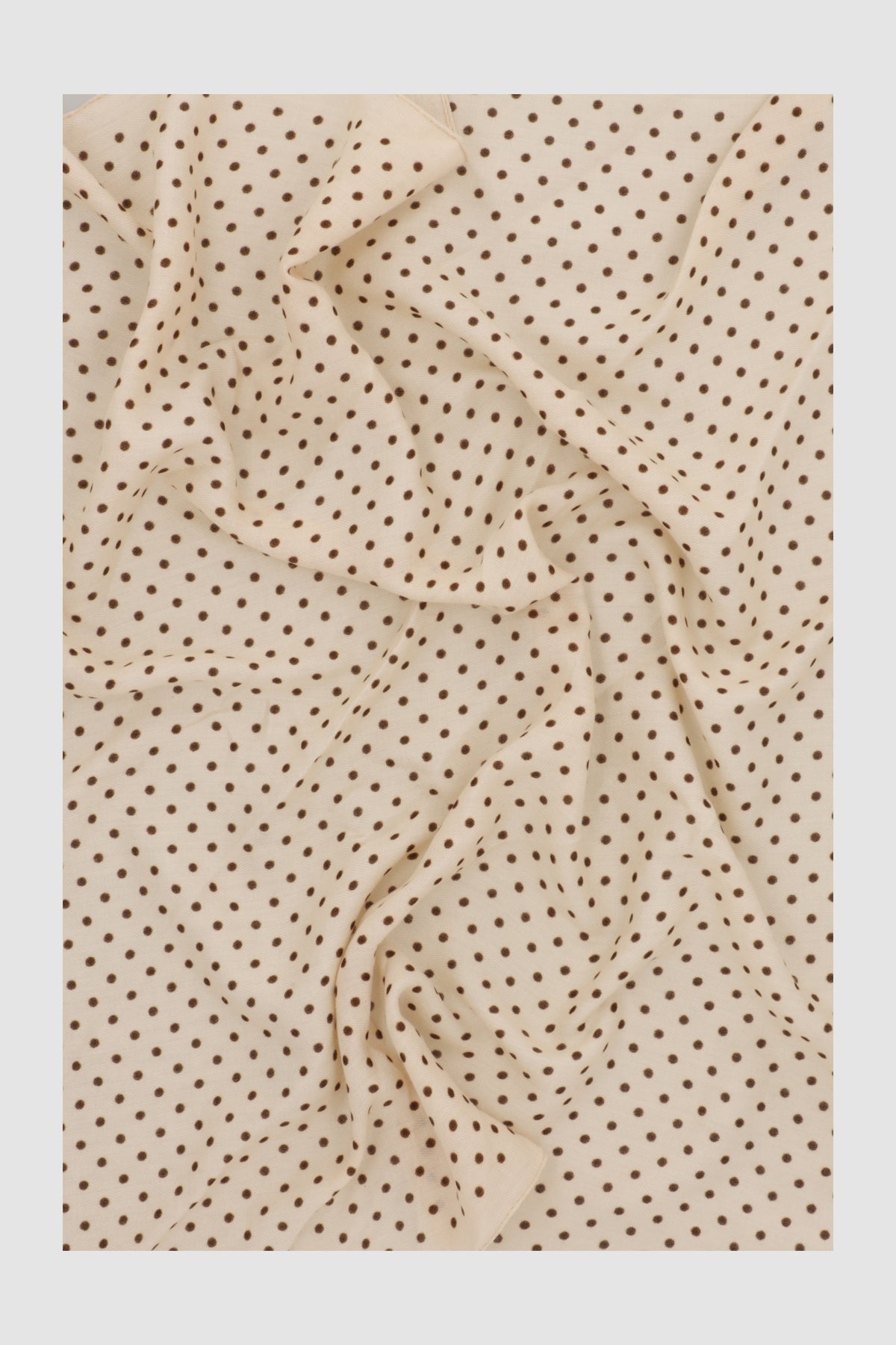 Pañuelo polkas algodón TAUPE