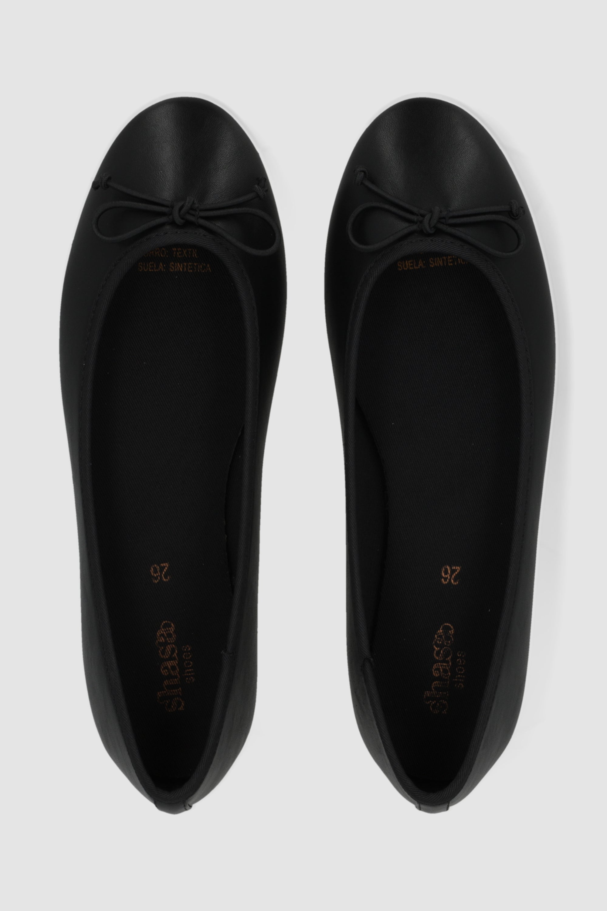 Flat ballerina sencilla NEGRO