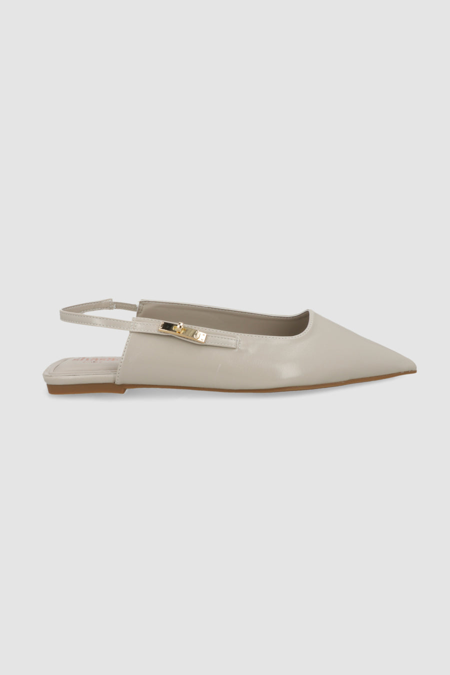 Flat puntal slingback herraje