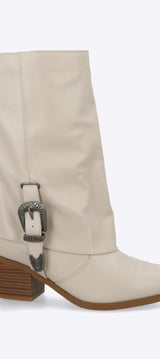 Botin vaquero funda hebilla