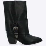 Botin vaquero funda hebilla