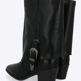 Botin vaquero funda hebilla